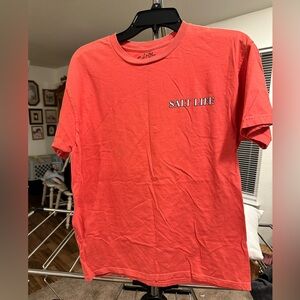 Salt Life Men's Vibrant Coral Tee size medium
